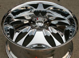 Bigg Tripp 514 24 Chrome Rims Wheels Cadillac SRX Uplander 24 x 10 6H