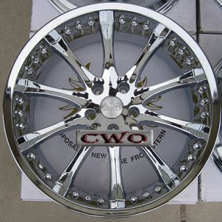 19 Chrome adr Revolver Wheels Rims 5x120 5 Lug BMW 5 6 7 8 Series S10