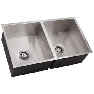 Stainless Steel Square Double Kitchen Undermount Sink