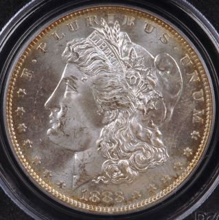 1883 Morgan Silver Dollar PCGS MS64