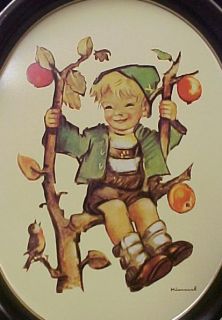 Hummel Apple Tree Boy 1982 Painted Metal Tray TR 297