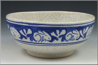 Wonderful Dedham Pottery Rabbit Pattern Bowl