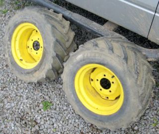Tru Power Lawn Tractor Tires 23 x 10 50 12 on John Deere Rims