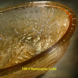 Oceana Glass 17 Vessel Sink Champagne Gold 005 005 100