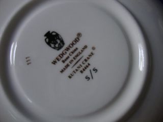 Wedgwood Kutani Crane Tea Cup s Saucer s Mint