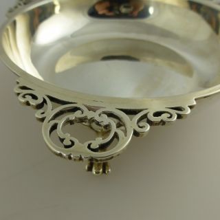 Antique Heavy Ornate Silver Dish London 1892 J R