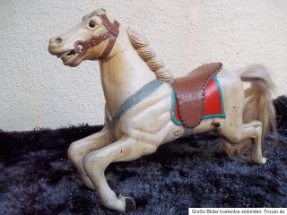 Antique Carousel Horse Wooden Horse 1920s Germany Cirmes Jumper