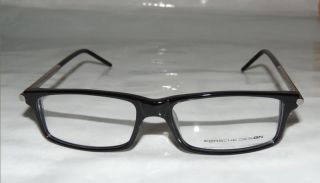 New Porsche Design P8135 Black Eyeglasses Frames Japan