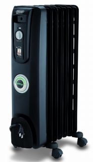 DeLonghi EW7707CB Oil Filled Portable Radiator with Comfortemp