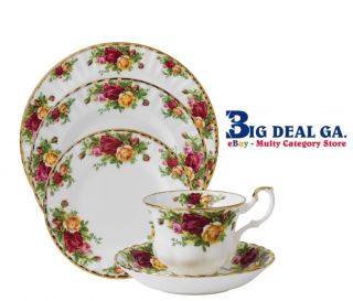 Royal Alberts Old Country Roses 20 Piece Bone China Dinner Set