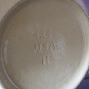 McCoy Yelloware Pie Crust Mixing Bowl Banded 424 11
