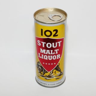102 Stout Malt Liquor 16oz Pull Tab
