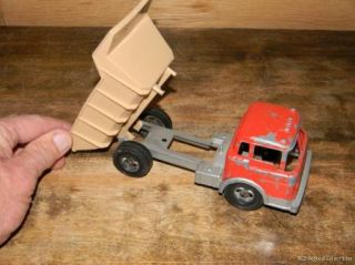 Dump Truck Die Cast Pressed Steel with Plastic Bed and Wheels