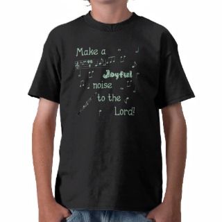 Joyful Noise Clarinet (green) T Shirt