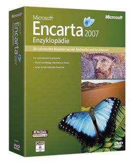 PC Microsoft Encarta 2007 Enzyklopädie PREMIUM + KIDS