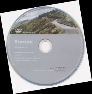 AUDI DVD EUROPA 2012 Navigations Navi MMI 2G