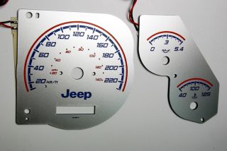 Jeep Grand Cherokee 91 03 plasma tacho illuminated glow gauge