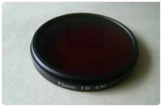 52mm IR 630nm Filter Infrared Infra Red Nikon Pentax