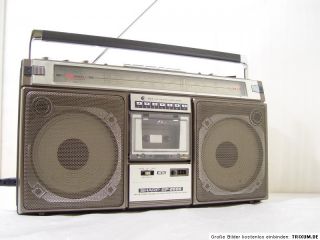 Vintage SHARP GF 8686 APLD Ghettoblaster Cassette Radio Recorder nice