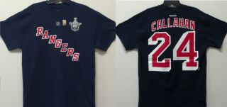 NHL Eishockey T Shirt NEW YORK RANGERS Ryan Callahan #24 navy Stanley