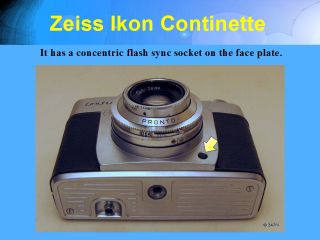 Zeiss Ikon Continette 35 mm Viewfinder Camera, 1958 1962 Stuttgart
