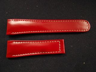Ebel Lederband (rot)   Genuine leather strap (red)