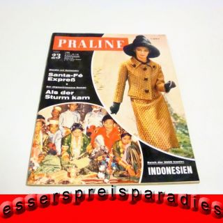 Praline Illustrierte Zeitschrift 06,11,1962 Rarität
