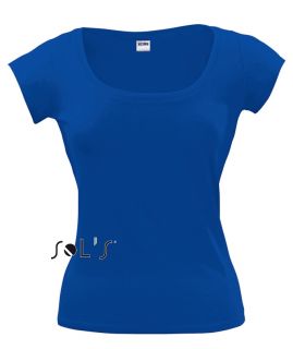 Shirt Cap Sleeve mit Boat Neck Melrose von Sols 13 Farben S XL
