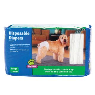 Dog House Training Top Paw™ Disposable Diapers