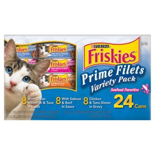 Friskies Prime Filets Seafood Variety 24 Pack   Food   Cat