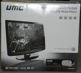 UMC 14/19 GB LCD Fernseher 48cm/19 mit DVB T~DVD~HDMI~HD Ready~VGA