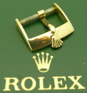 ROLEX 18KT GELBGOLD DORNSCHLIEssE BANDANSTOss 16 MM AUS DEN 60 70IGER