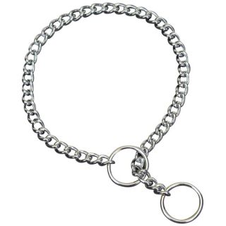 Top Paw Titan Chrome Choke Chain for Dogs   Collars   Collars, Harnesses & Leashes