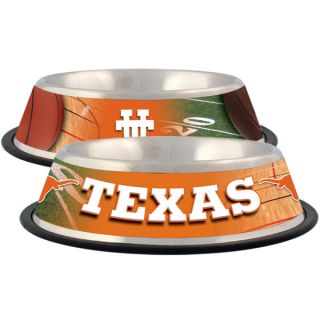 Texas Longhorns Stainless Steel Pet Bowl   Team Shop   Dog