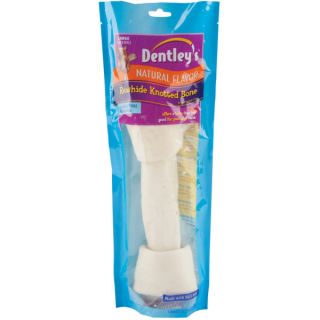 Dentley's Traditional Rawhide Knotted Bone   Traditional Rawhide   Rawhide & Chews
