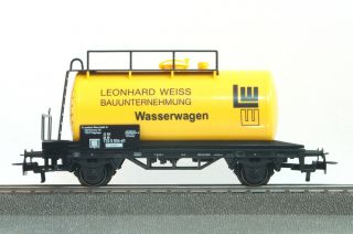 Märklin H0 00754 21 Kesselwagen Wasserwagen Leonhard Weiss Neu