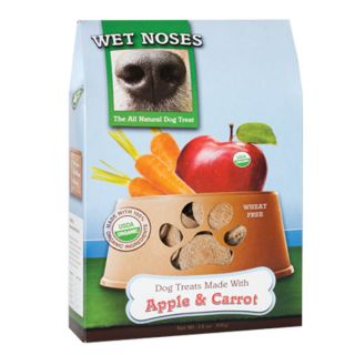 Wet Noses Organic Apple & Carrot Dog Treats   Dog