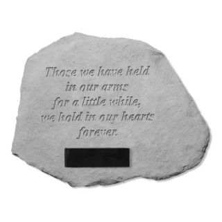 Those we have held in our armsPersonalized Pet Memorial Stone   Pet Memorial   Cat