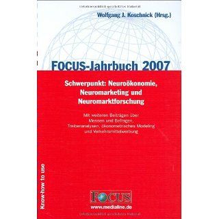 Focus Jahrbuch 2007 Wolfgang J. Koschnick Bücher