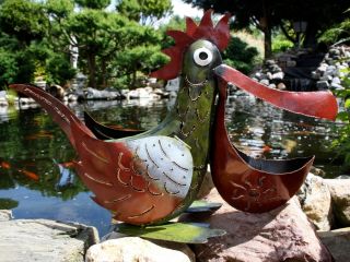 Dodo, Wasservogel aus Metall für Haus und Garten. Sorgt für
