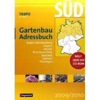 TASPO Gartenbau Adressbuch Süd 2009/2010, m. CD ROM 