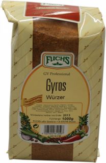 11,04EUR/1kg) Fuchs Gyros Würzer 1kg