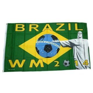 Fahne / Flagge Fußball WM 2014 Brasilien NEU 90 x 150 cm 