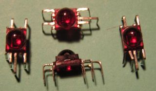 10 Stück LED VQB37 7 Segment Miniatur Anzeige von RFT
