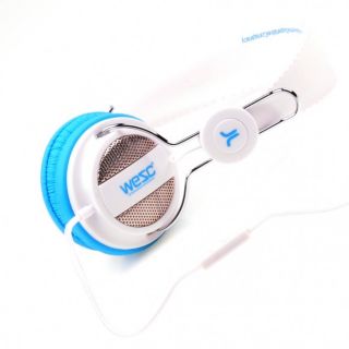 Wesc Oboe Seasonal Headphones Kopfhoerer white weis blau hellblau