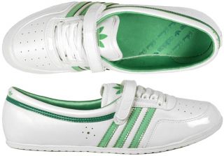 adidas Concord Round white/green Gr 39 weiß ballerina