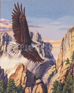 Malen nach Zahlen   Dimensions   Soaring Eagle (Adler), 41x51cm