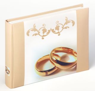 Fotoalbum Hochzeitsalbum Wedding Rings 22x16 / 40 Seiten