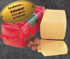 Käse   Edamer (40% Fett i. Tr.) schnittfest 0.50 kg