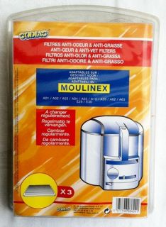 CODIAC Melitta Anti Geruchs Fett Filter f Moulinex Friteuse A01 A02